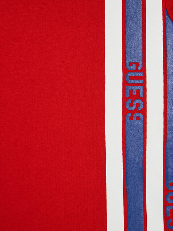 T-shirt L2RI31 K8HM0 Rosso Regular Fit