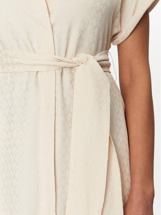 LOLA CASADEMUNT LOLA CASADEMUNT Φόρεμα πουκάμισο MS2516004 Εκρού Regular Fit