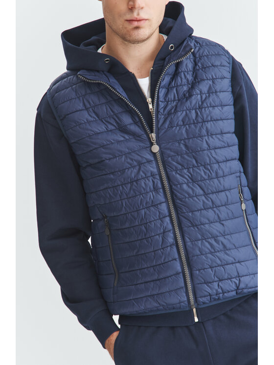Pako Lorente Pako Lorente Kamizelka P21WN-8X-038 Granatowy Regular Fit