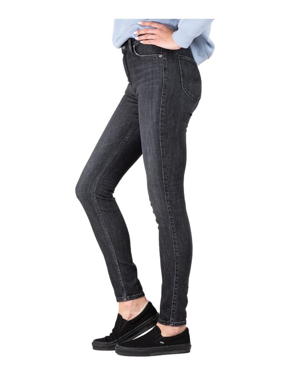 Lee Lee Jeansy L626GSB42 Šedá Skinny Fit