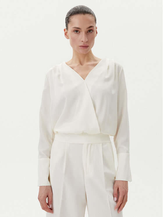 Rinascimento Rinascimento Bluse CFC0122613003 Écru Regular Fit
