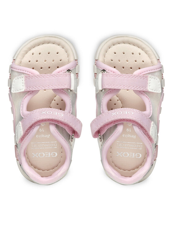 Geox Geox Sandały B Sandal Iupidoo B5517A 0AS54 C0566 Srebrny