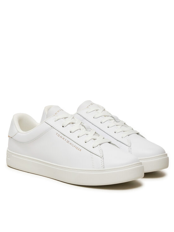 Tommy Hilfiger Tommy Hilfiger Sneakersy Essential Court FW0FW08320 Biela