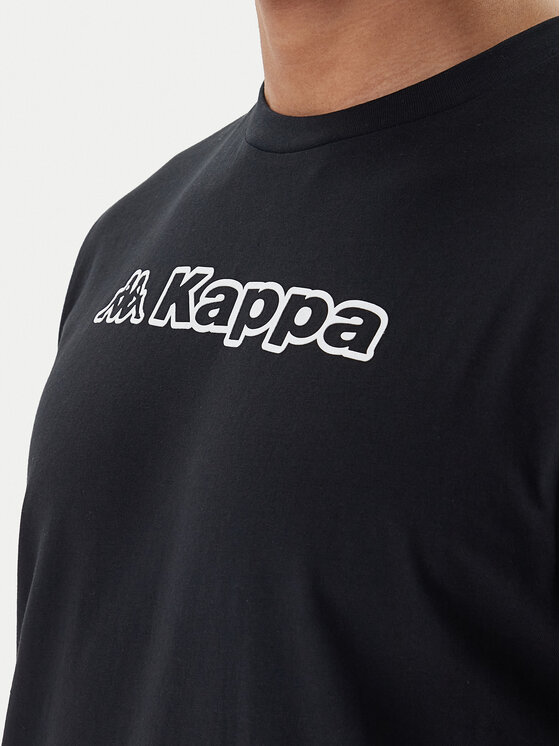 Kappa Kappa T-Shirt Feddu 311H7HW Černá Regular Fit