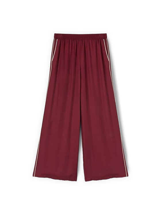 Motivi Motivi Pantaloni di tessuto P016W200863N036 Bordeaux Over Fit