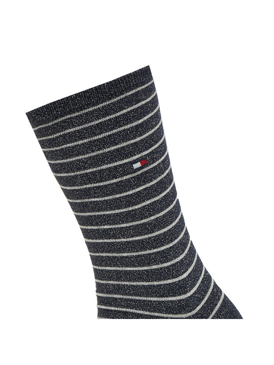 Tommy Hilfiger Tommy Hilfiger 3er-Set hohe Damensocken 701236464 Dunkelblau