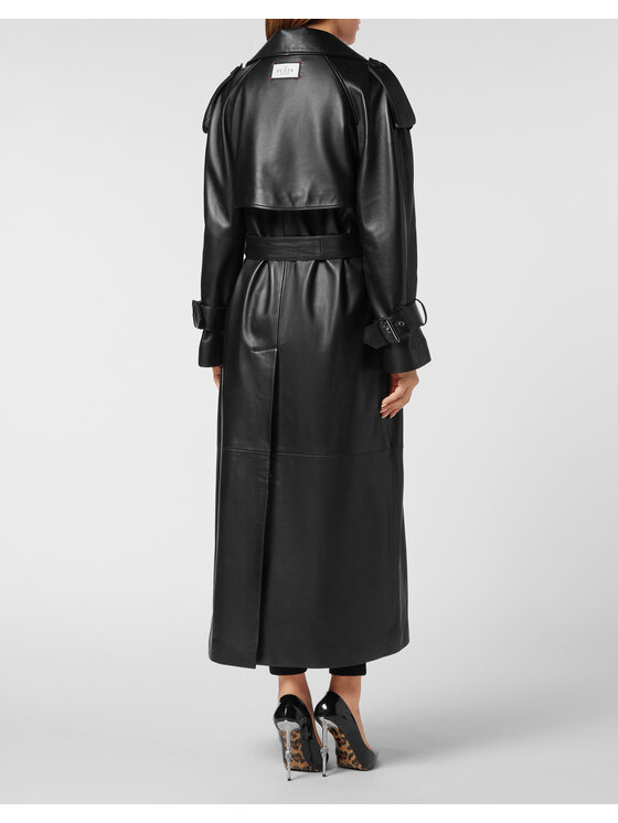 PHILIPP PLEIN PHILIPP PLEIN Trench 14883 Nero Fitted Fit