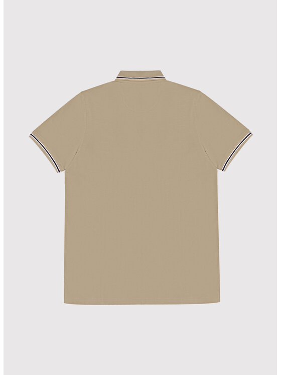 Pako Lorente Pako Lorente Polo P26WN-TX-009 Beżowy Regular Fit