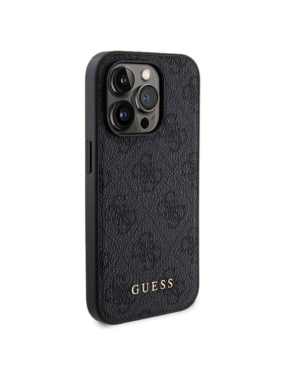 Guess Guess Zestaw prezentowy etui do iPhone 14 Pro Max + powerbank 4G Metal Logo Czarny