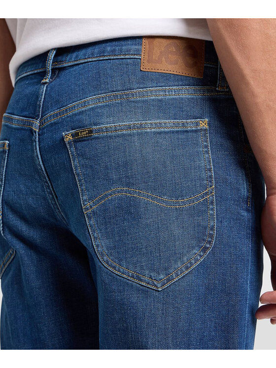 Lee Lee Jeansy 112365116 Niebieski Regular Fit
