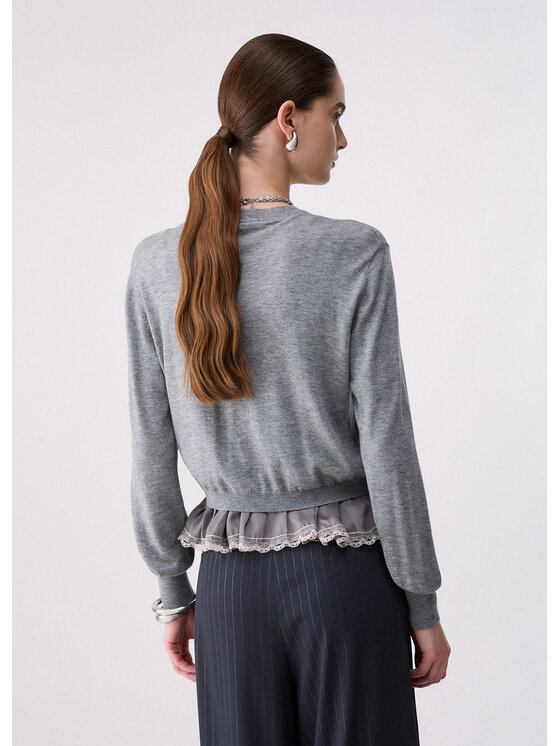 Liu Jo Liu Jo Cardigan WF6034MA16R02050 Grigio Regular Fit
