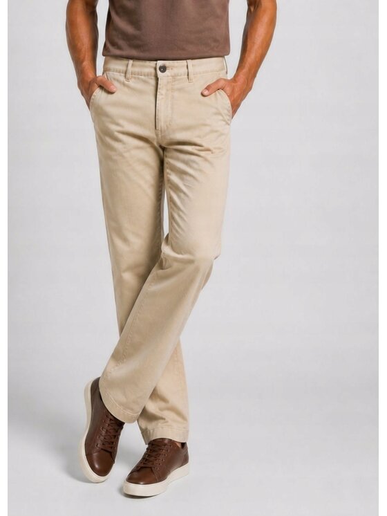Lee Lee Chinosy Regular Chino Beżowy Chino Fit