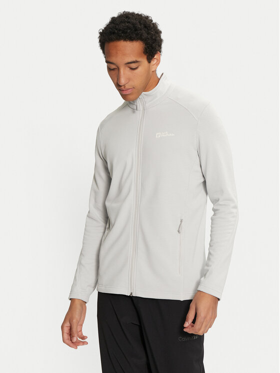 Jack Wolfskin Jack Wolfskin Funkční mikina Kolbenberg Fz 1710521 Šedá Regular Fit