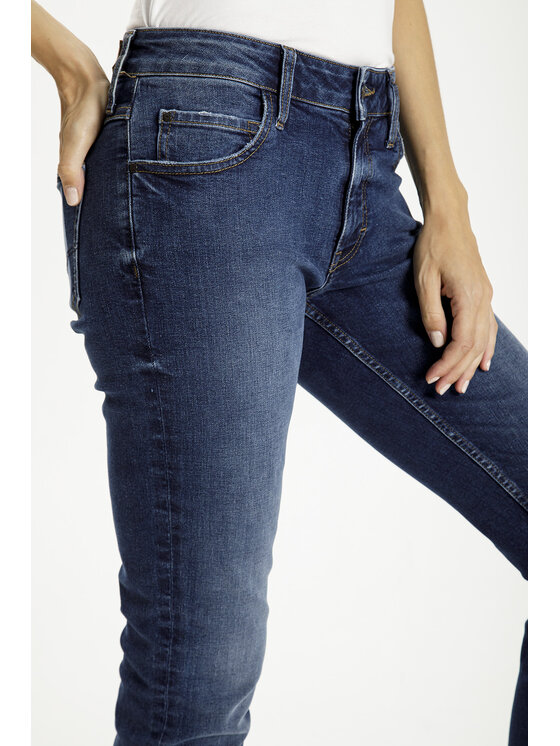 Cross Jeans Cross Jeans Jeansy P 437-013 Niebieski Straight Leg