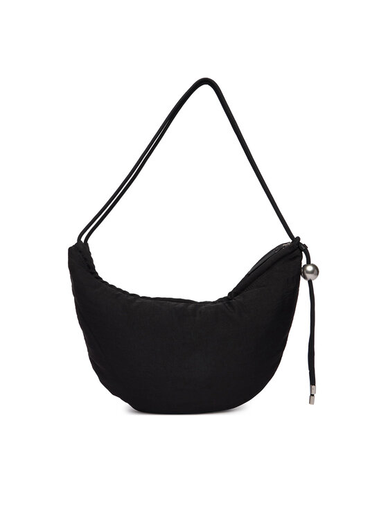 Calvin Klein Calvin Klein Kabelka Nylon Cord Small Hobo Bag LV04F3382G Čierna