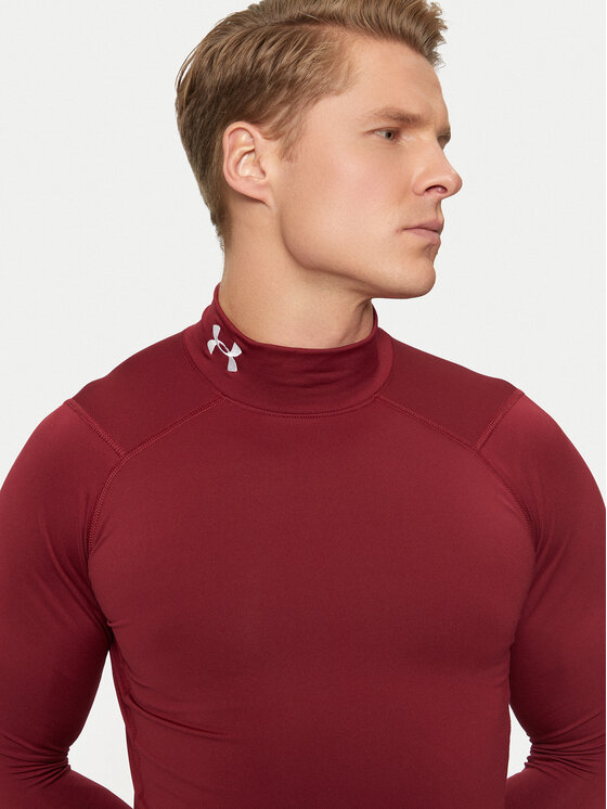 Under Armour Technisches T Shirt Ua Cg Armour Comp Mock 1366072 Dunkelrot Compression Fit Modivo