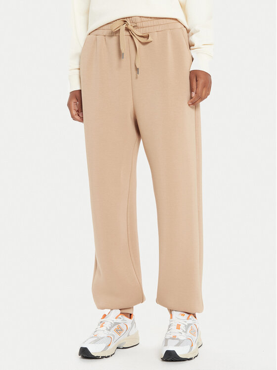 United Colors Of Benetton United Colors Of Benetton Sportinės kelnės 3PKLDF016 Smėlio Relaxed Fit