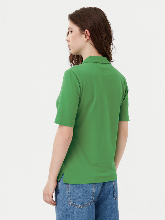 Tommy Hilfiger Tommy Hilfiger Polo 1985 WW0WW43224 Zelena Regular Fit