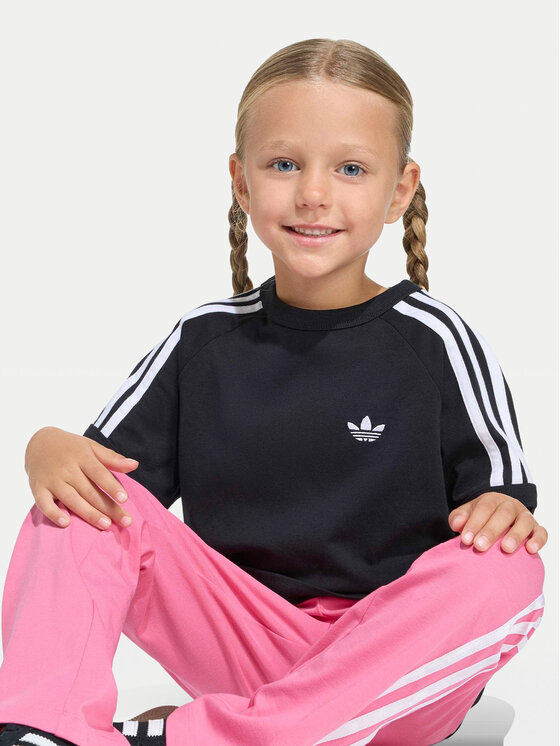 adidas adidas Тишърт 3-Stripes KD3309 Черен Loose Fit