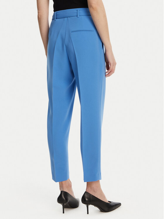 BOSS BOSS Bavlnené nohavice Tapiah 50490037 Modrá Regular Fit