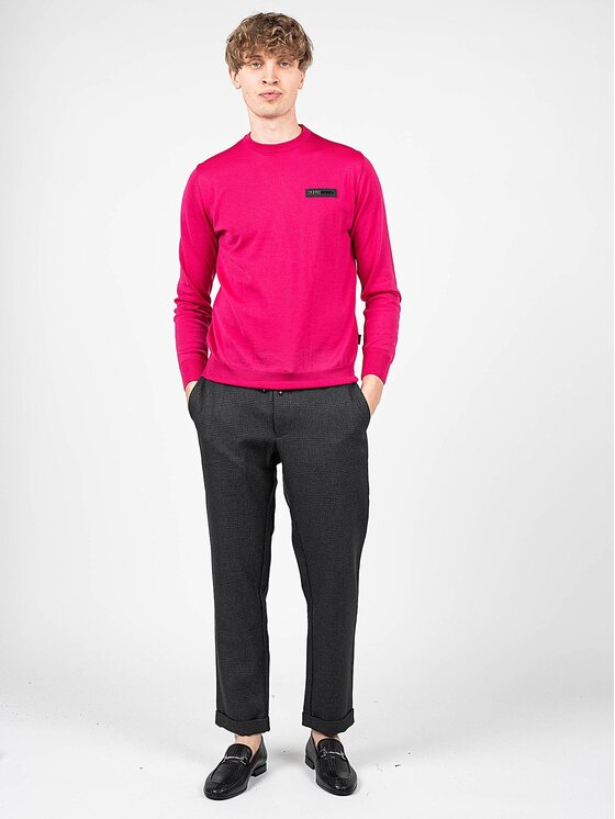 Tommy Hilfiger Tommy Hilfiger Kalhoty z materiálu MW0MW14947 | Prince Šedá Regular Fit