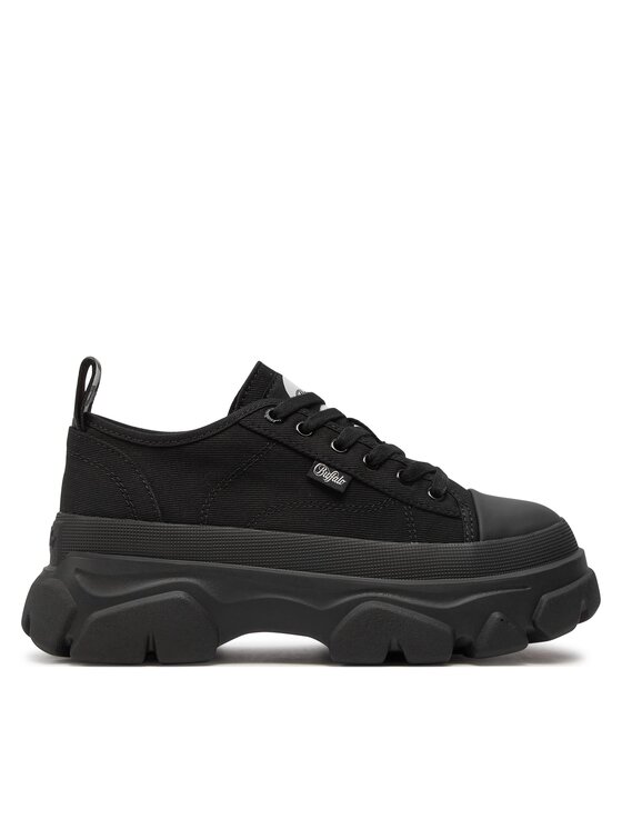 Buffalo Buffalo Tenisice Tremor Lace Up Lo 1622453 Crna