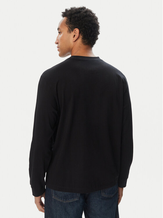 Calvin Klein Jeans Calvin Klein Jeans Longsleeve krekls Easy LV04RD247G Melns Regular Fit