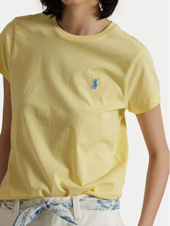 Polo Ralph Lauren Polo Ralph Lauren T-särk 211898698033 Kollane Straight Fit