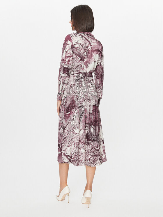 Imperial Imperial Rochie de zi A9990005Q Vișiniu Regular Fit