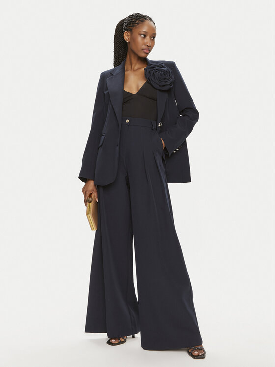 Maryley Maryley Palazzohose 24EB579/43BL Dunkelblau Relaxed Fit