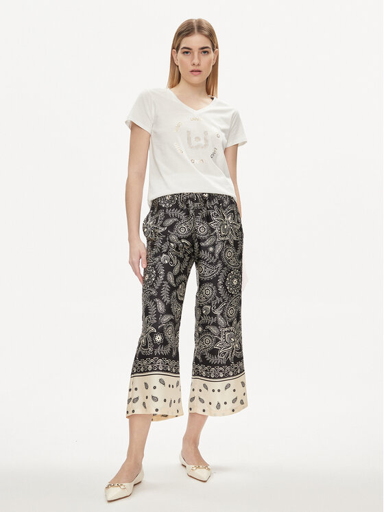 Liu Jo Liu Jo T-krekls TA4137 J6040 Balts Regular Fit