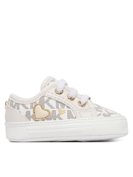 MICHAEL Michael Kors MICHAEL Michael Kors Sneakersy Baby Brittania Hearts MK04984256 Biały
