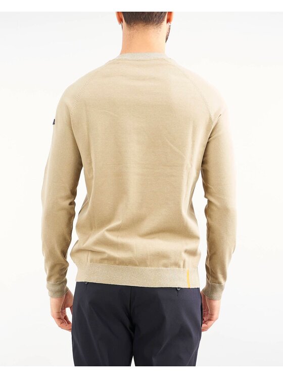 RRD Maglione Maglia RRD Amos Lupin Round a coste Beige Regular Fit