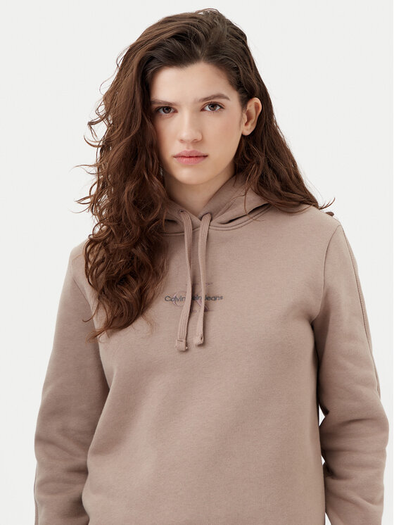 Calvin Klein Jeans Calvin Klein Jeans Μπλούζα Monologo J20J223536 Μπεζ Regular Fit