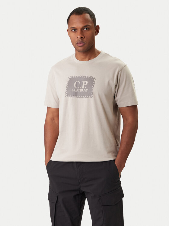 C.P. Company C.P. Company T-Shirt 20CMTS723A005100W Béžová Regular Fit