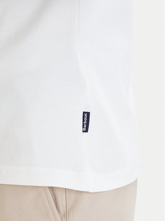 Barbour Barbour Polo Premium CorpatchMML1496WH11 Bianco Tailored Fit