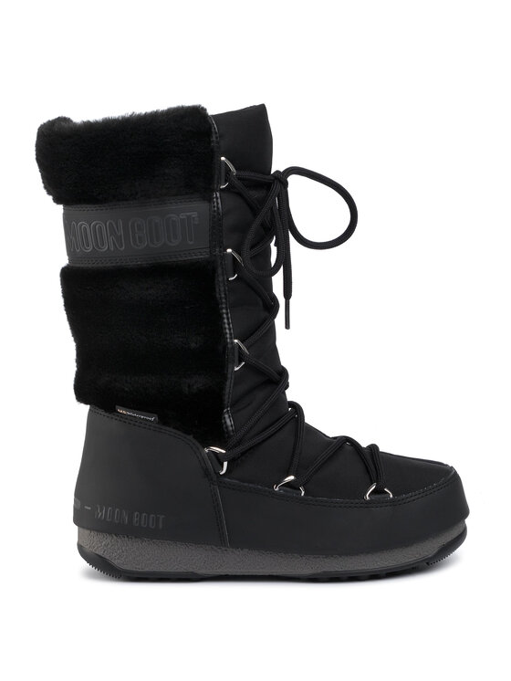 moon boot monaco fur wp black