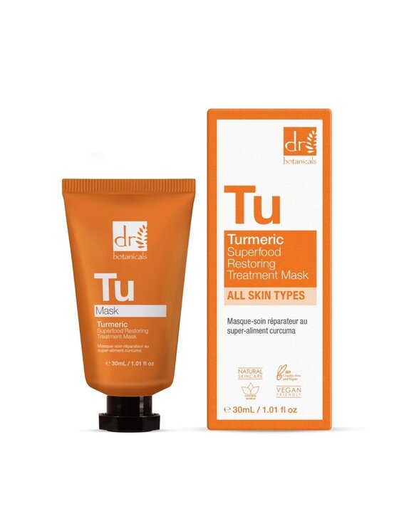 Dr Botanicals Dr Botanicals Maseczka do pielęgnacji z kurkumą Superfood Maska do twarzy