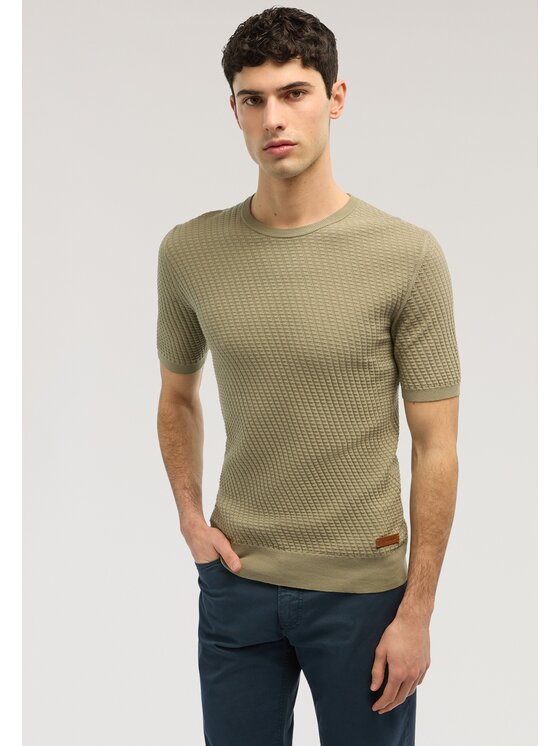 Trussardi Trussardi T-shirt M0718000076N014 Verde Regular Fit