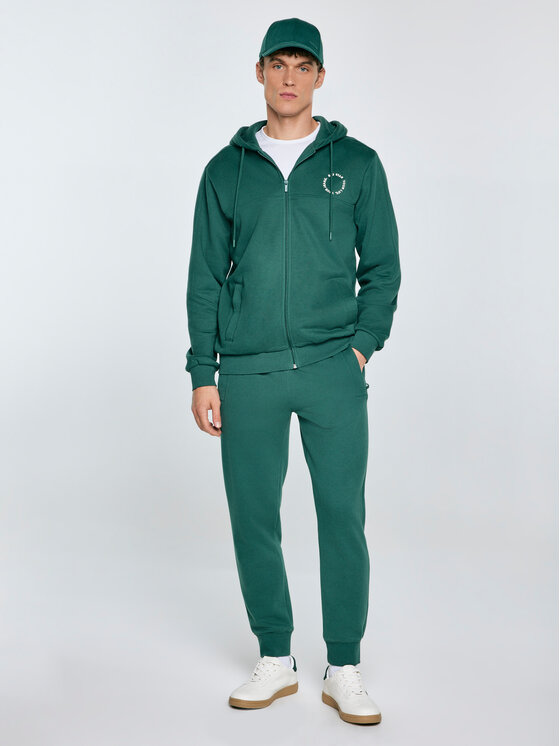 BIG STAR BIG STAR Spodnie dresowe KERSYN Zielony Basic Fit