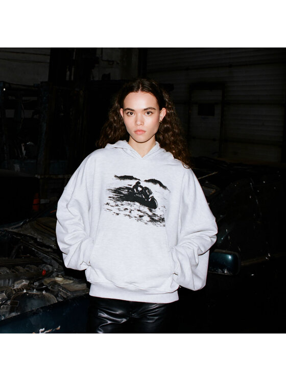 2005 2005 Bluza Wasteland Szary Oversize