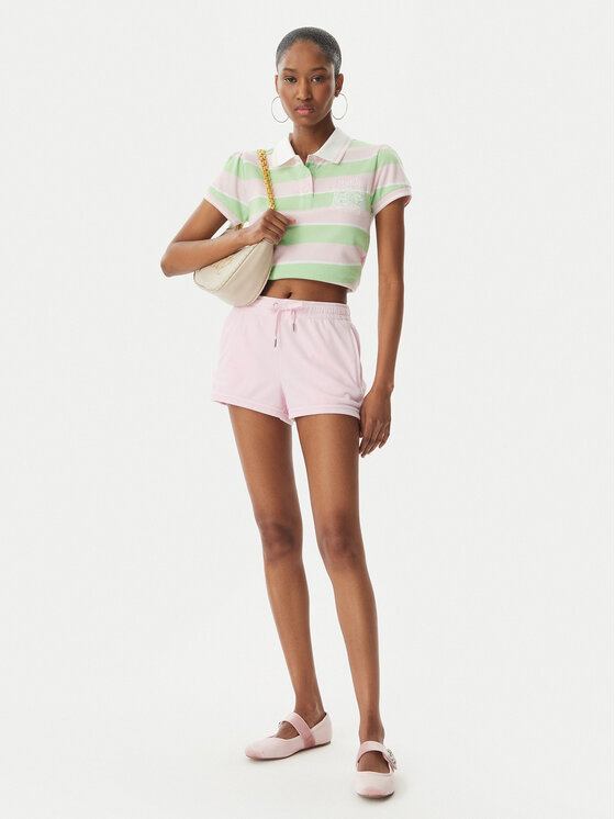 Juicy Couture Juicy Couture Polo Juicy Puff JCGCT126015 Zelena Slim Fit