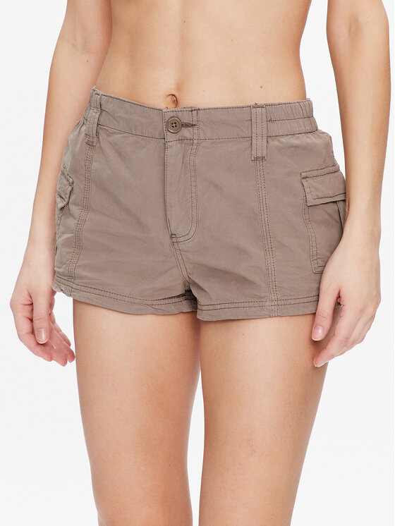 BDG Urban Outfitters Kratke Hlače BDG SUMMER Y2K SHORT 76476258 Zelena Regular Fit