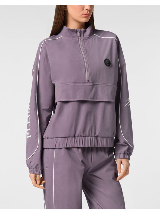 Plein Sport Plein Sport Outdoorová bunda 23439 Fialová Regular Fit