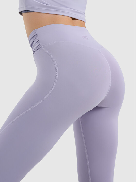 4F 4F Legginsy YOGA Niebieski jasny Authentic Slim Fit