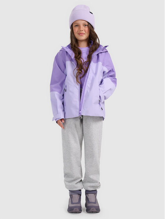 4F 4F Kurtka przejściowa OUTERWEAR Fioletowy jasny Regular Fit