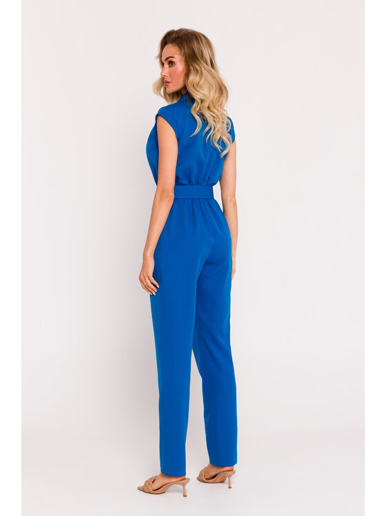 Made of Emotion Made of Emotion Jumpsuit M780 Blu Generous Fit