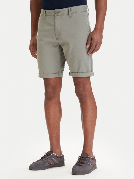 Tommy Jeans Tommy Jeans Stoffshorts Scanton DM0DM22852 Grün Slim Fit