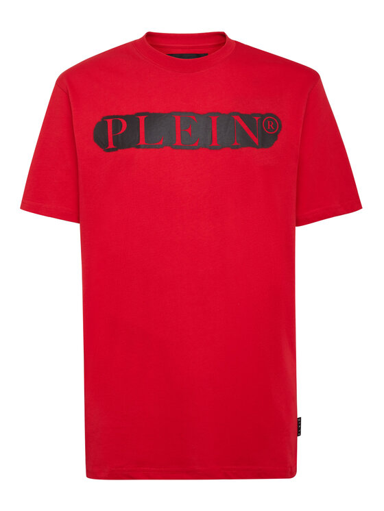 PHILIPP PLEIN PHILIPP PLEIN T-Shirt 89 Czerwony Regular Fit