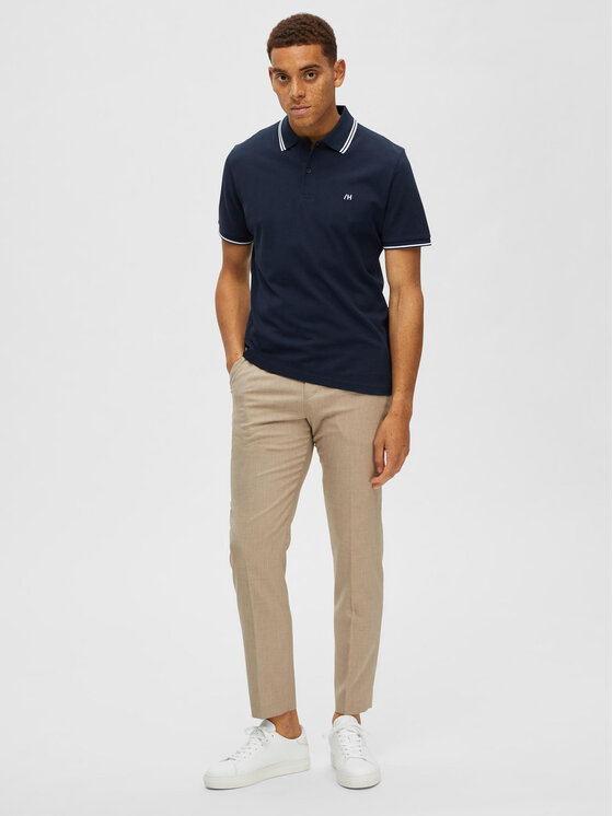 Selected Homme Selected Homme Polokošeľa 16087840 Tmavomodrá Regular Fit